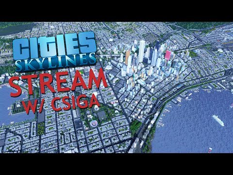 CITIES SKYLINES - NAGYFEJU LAJOS VÁROS! #2 STREAM