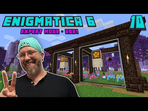 Lets Play Enigmatica 6 Expert EP 10 - How to Breed and Mutate Bees! Resourceful Bees Apiary Set up!