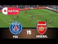 PSG vs Arsenal | Champions League 2026 Simulation | eFootball PES 21 Realistic Gameplay