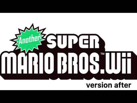 比較動画(Another Super Mario Bros.wii music)overworldの曲前期版と後期版めっちゃ変わってね？