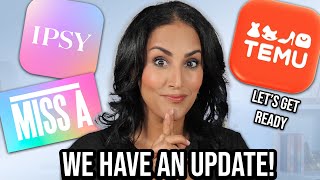 WHAT'S GOING ON WITH IPSY & TEMU! CHITCHAT GET READY WITH ME