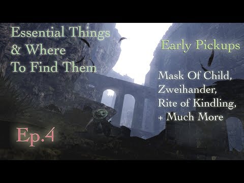 Dark Souls Remastered - The Beginning (Ten Item Finds!) - Essential Things & Where To Find Them Ep.4 Video