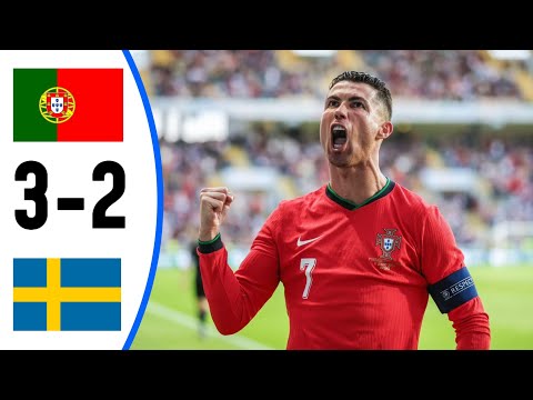 Portugal 3 × 2 Sweden | CR7 Hat-trick | Extended Highlight and All Goals- 2014 HD