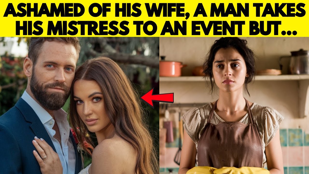 Ashamed of his wife, a man takes his mistress to an event but is shocked by a hidden truth..