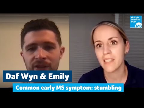 Common early MS symptoms: stumbling and unsteadiness