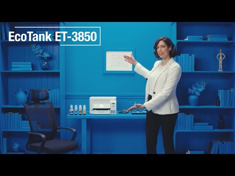 Epson EcoTank ET-3850 Wireless Multifunction Printer - White 10343965447