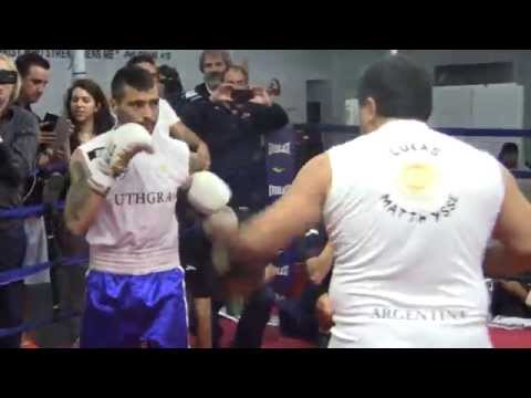 Lucas Matthysse FINAL MITT WORKOUT vs Viktor Postol