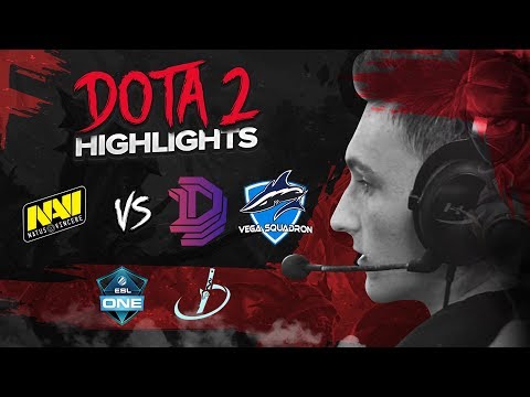 NAVI Dota2 Highlights vs Vega, Double Dimension @ ESL Hamburg, PW Masters