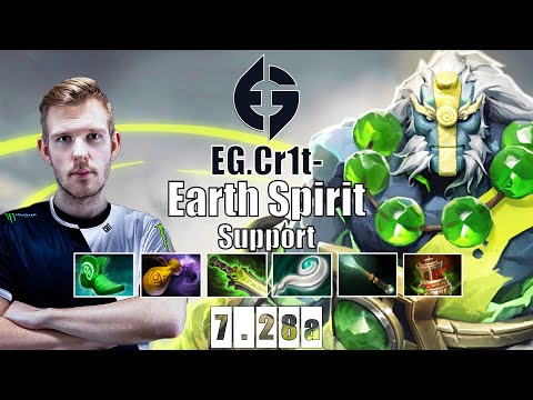 Earth Spirit Support | EG.Cr1t- | BEST EARTH SPIRIT PLAYER | 7.28a Gameplay Highlights