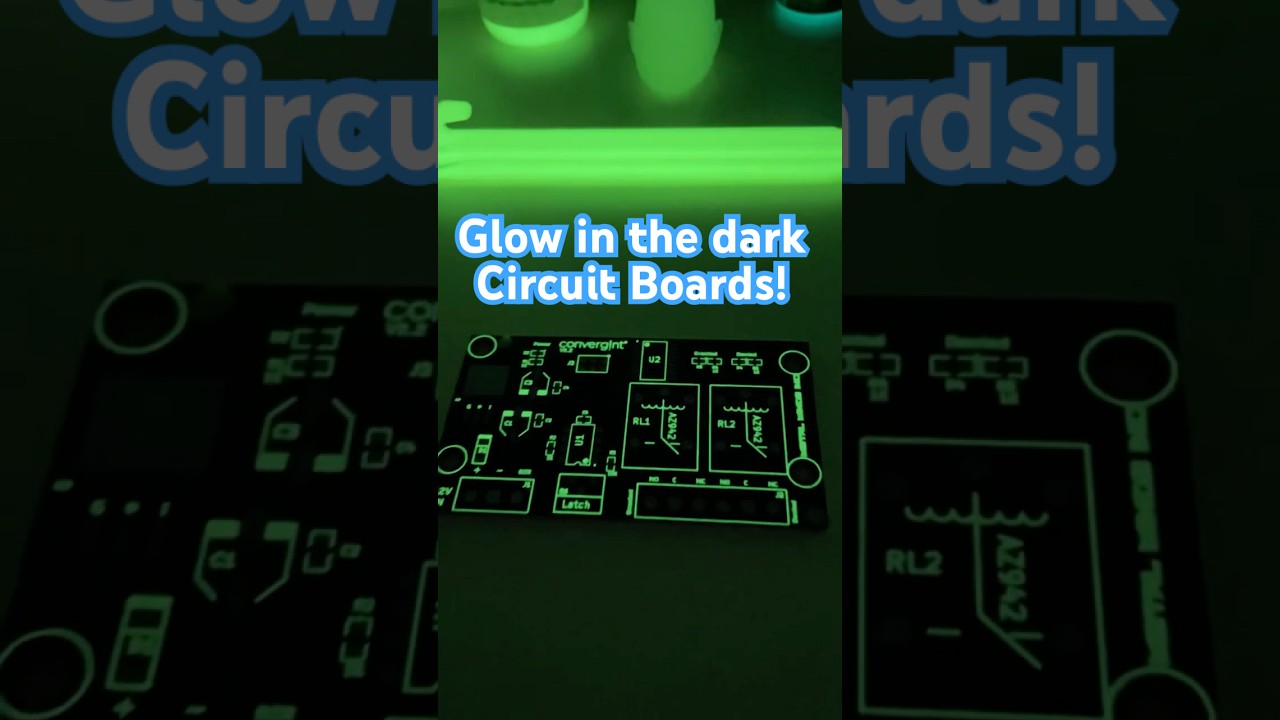 I built Glow-in-the-dark Circuit Boards!