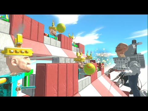 NFT Men VS Deadly Obstacle Course! Who will survive? Animal Revolt Battle Simulator (ARBS)