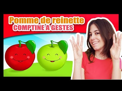 Pomme de reinette et pomme d'api - Comptines à gestes pour bébés - Titounis