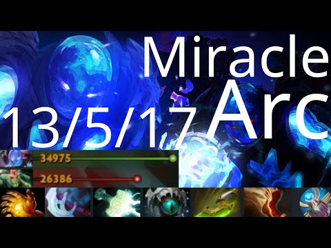 Miracle- Arc Warden vs Medusa, Axe, Templar Assassin - perfect counter dusa - dota2