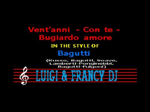 Med Cumbia - Vent'anni-Con te-Bugiardo amore "Sincro (L&F) Karaoke"