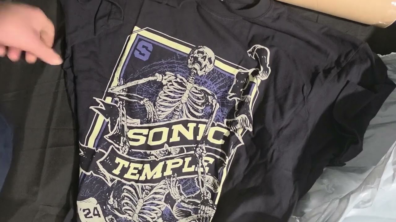 DWP Sonic Temple Merch Mystery Bundle Opening