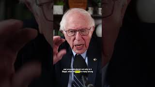 Sen. Bernie Sanders wants to pull the “financial plug” on the war in Iran #shorts