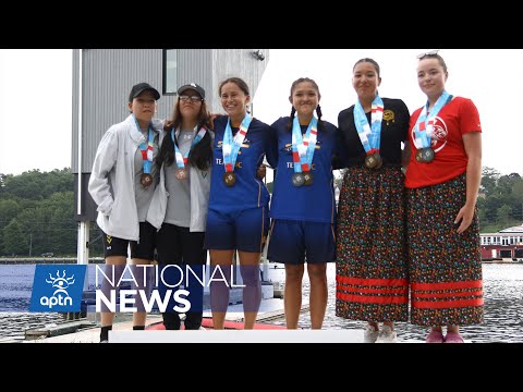 Canoe and kayak athletes paddle to gold at the North American Indigenous Games | APTN News