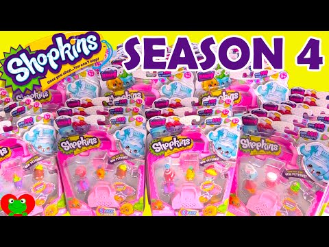 Shopkins SEASON 4 PETKINS Giant Opening by Toy Genie Surprises Video
