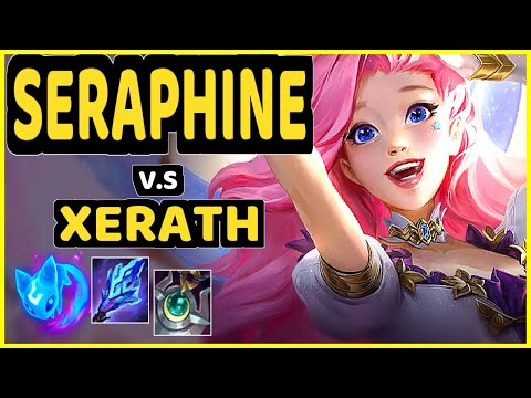 SERAPHINE vs XERATH - BOTTOM SUPPORT GAMEPLAY - EUW Ranked MASTER