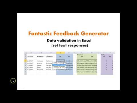 Data Validation in Excel