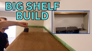 Large Shelf Build - Laundry Room