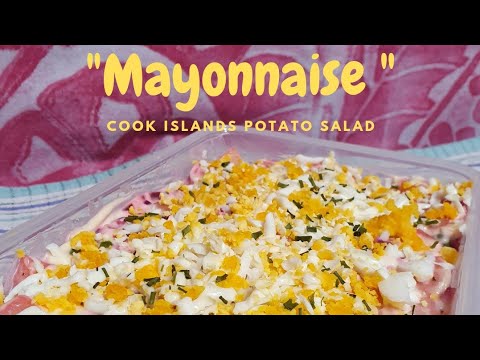 Making the legendary "Mayonnaise" Potato Salad | Cook Islands style🇨🇰