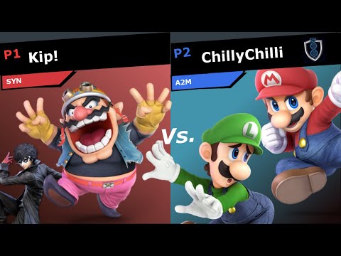 TT3 SSBU - Kip! (Wario/Joker) Vs. ChillyChilli (Luigi/Mario) Grand Finals Smash Ultimate (Partial)