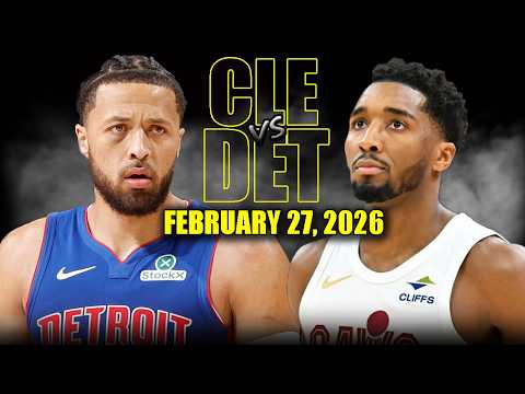 Detroit Pistons vs Cleveland Cavaliers Full Game Highlights – February 27, 2026 | NBA Season