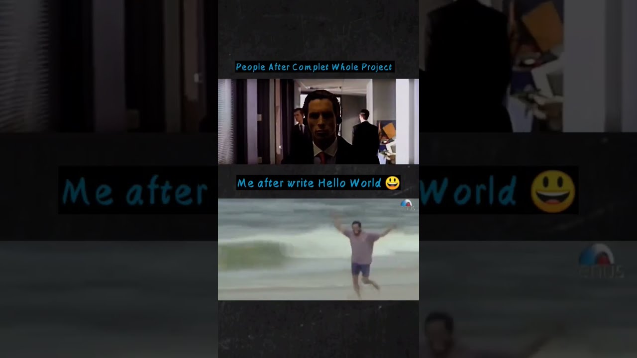 Hello World Funny Meme 💯💯😃😃#memes #programmer