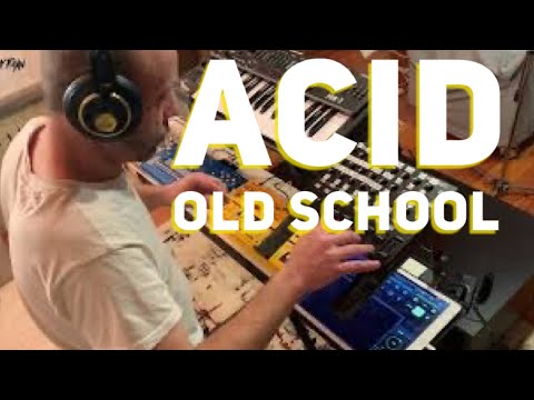Acid Old school [long live set] #behringer #td3 #rd6 #ms01