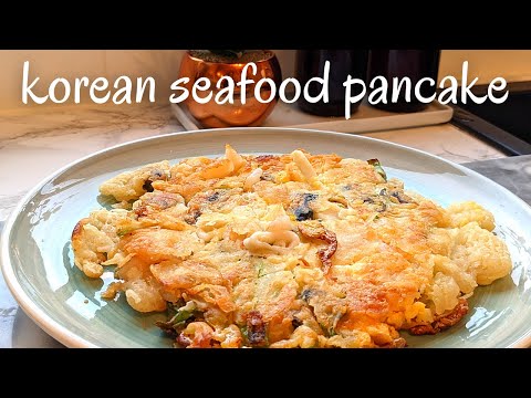 Korean Seafood Pancake | Gluten, Dairy & Soy Free (Haemul Pajeon)
