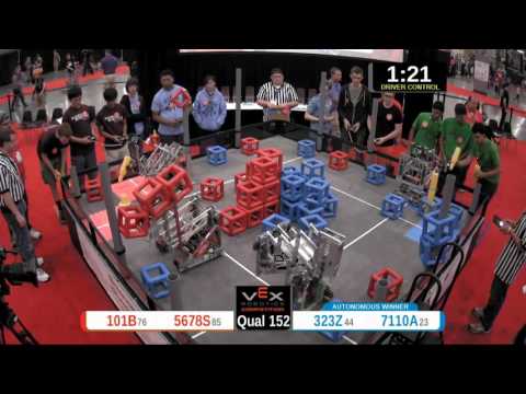 2015 VRC Sci Q152 - 101B 5678S vs 323Z 7110A - 35 to 63 - VEX Worlds 2015 - Science Division
