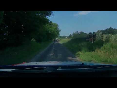 4 Runda Rally Park Cup 2022 Oes-5 Dudarewicz / Pieronkiewicz  onboard Oes Zamarski .