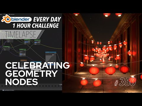 Light Things Up with Geometry Nodes - Blender Every Day #350