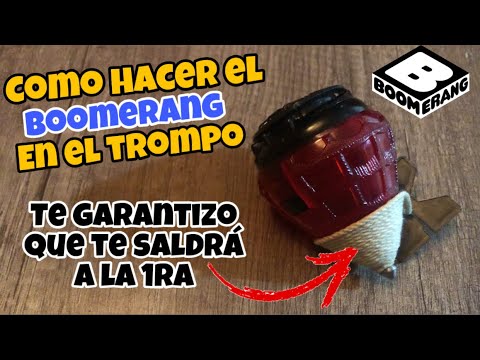 Como bailar el trompo fácilmente / como hacer el boomerang en el trompo / boomerang trompo / trompos