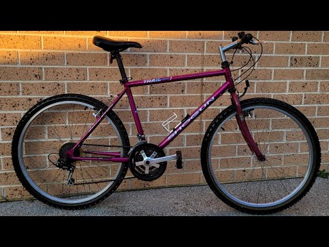 Pink Shogun trail breaker , 90's retro bike build (not a rockhopper) Pt2