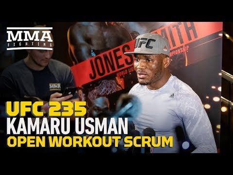 UFC 235: Kamaru Usman Says Colby Covington 'Looked Like A Bum On The Street' At Open Workouts