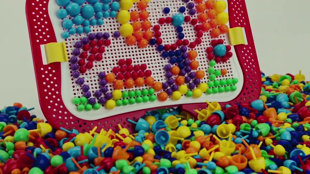 Quercetti: Pixel Junior bébi óriás pötyi videó