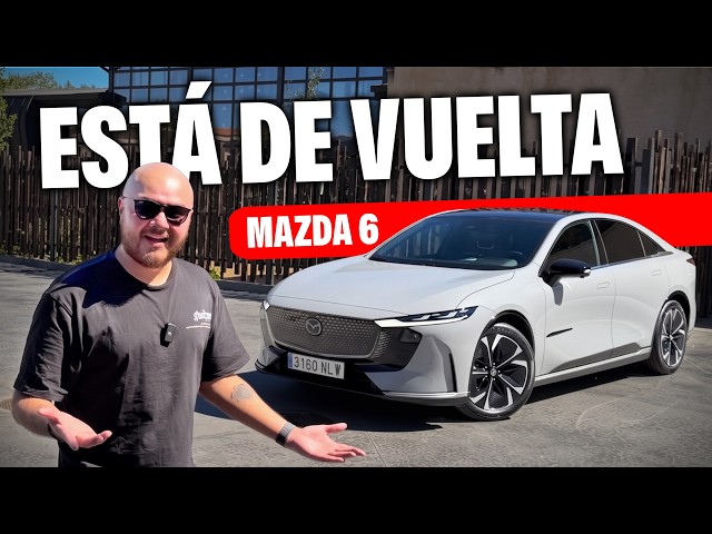 Vuelve el Mazda 6: eléctrico, tracción trasera y… ¿listo para México?