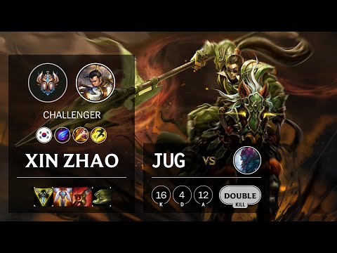 Xin Zhao Jungle vs Trundle - KR Challenger Patch 10.19