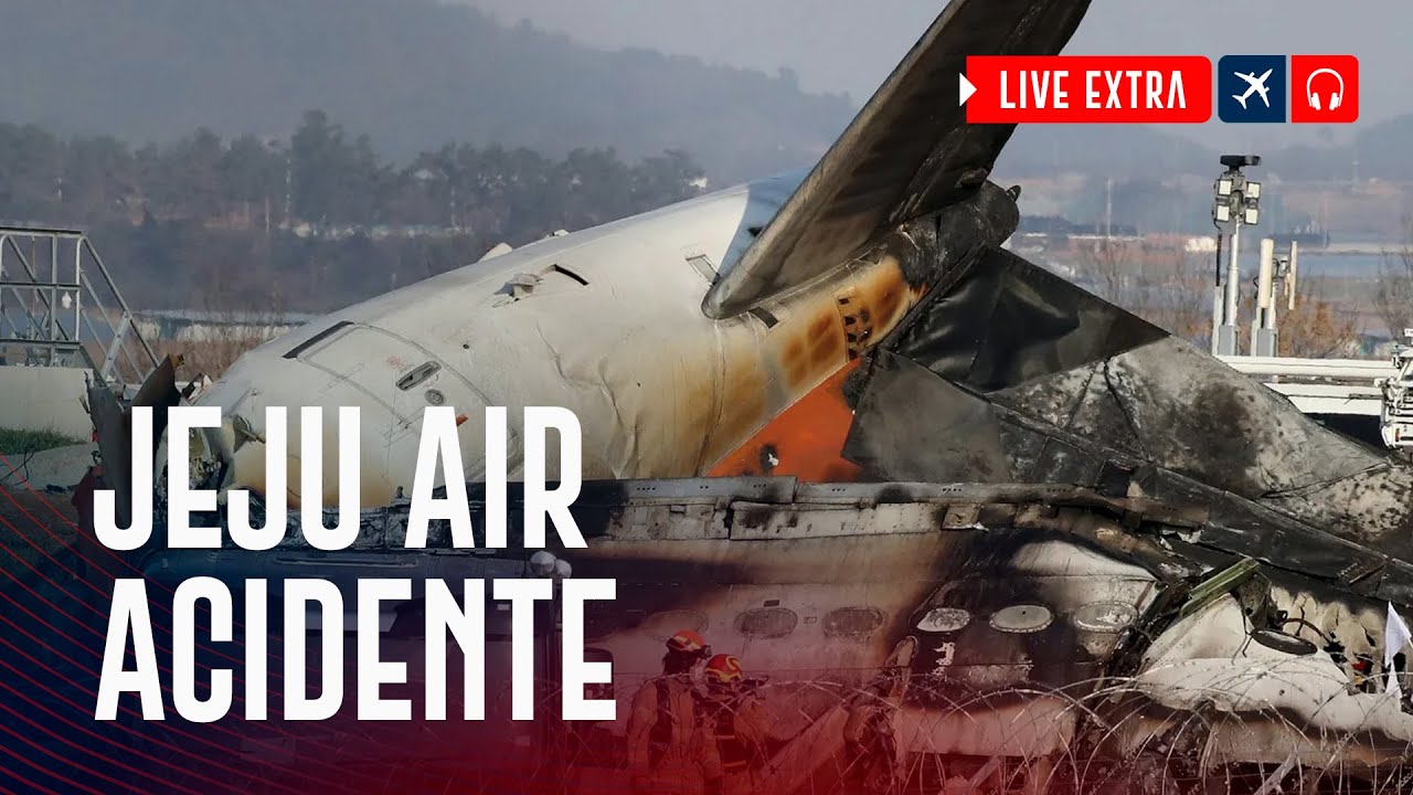 O estranho acidente do Jeju Air na Coréia do Sul #live Extra