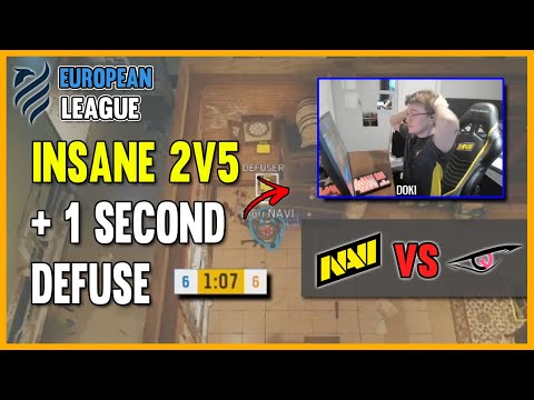 INSANE 2v5 FROM NAVI AND A VERY CLOSE DEFUSE - R6 EUL 2021 HIGHLIGHTS | BEST OF SIEGE