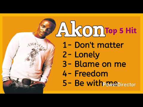 "Akon's ULTIMATE Top 5 Greatest Hits: Epic Songs That Shook the World!"