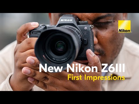Câmera Nikon Z6 III Mirrorless 24-70mm f/4 S - Kit Completo