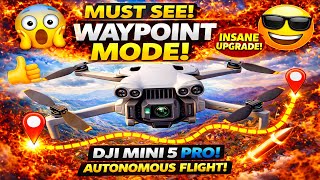 DJI Mini 5 Pro Waypoints : I Let My Drone Fly Solo. Big Mistake 😱? #djimini5pro