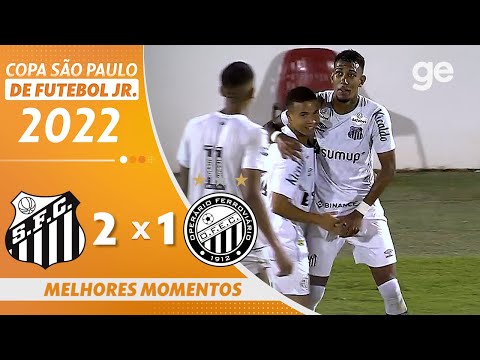 Gols e lances de Santos x Operário