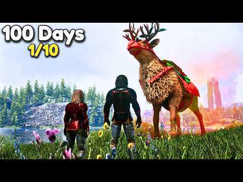 My Wife and I Begin Our 100 Day Journey In Primal Fear! Ark Survival Evolved