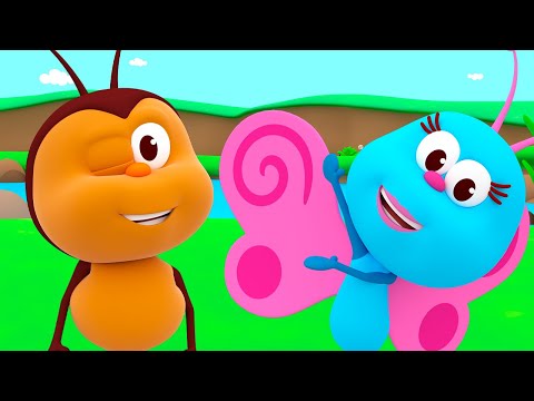 A Borboletinha Voa - Juntos em Duplas e Mais Diversão com Os Bichinhos | Bichikids