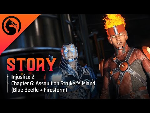 Injustice 2 | Story Chapter 6: Assault on Stryker's Island (Blue Beetle + Firestorm)