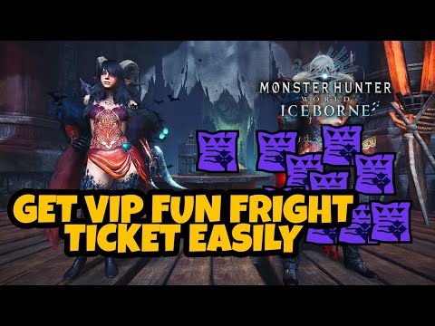 Monster Hunter World Iceborne - VIP Fun Fright Ticket easy and fastest